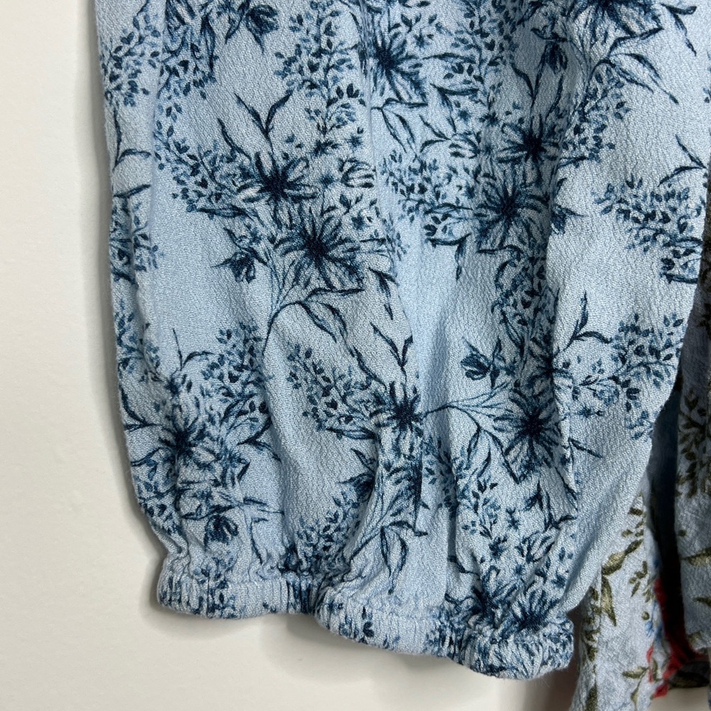 SUNDANCE ~ FLORAL PRINT BLOUSE ~ SIZE LARGE - Picture 5 of 10